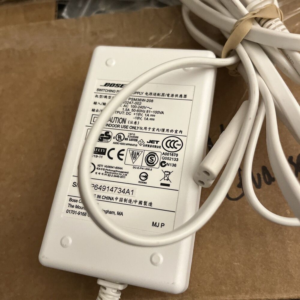 Bose SoundDock Digital Music System White Dock Ipod Power Cable 30 Pin - Picture 10 of 10